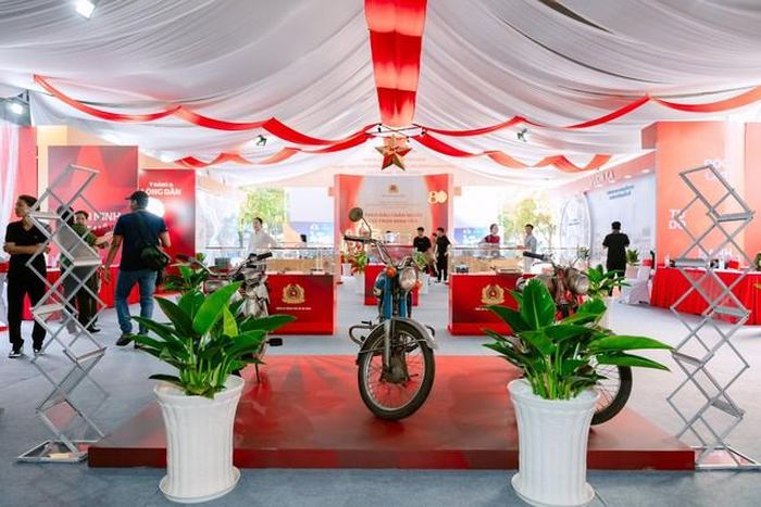 Chiếc xe gắn máy một thời rong ruổi cùng các chiến sĩ công an trên mọi nẻo đường thành phố