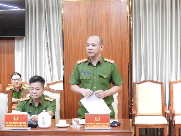 Thượng tá Nguyễn Thành Hưng, Phó Giám đốc, Thủ trưởng Cơ quan Cảnh sát điều tra