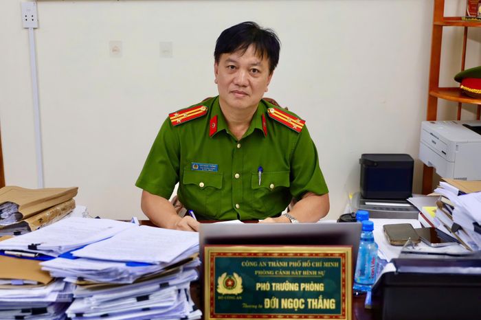 Thượng tá Đới Ngọc Thắng, Phó Trưởng phòng Cảnh sát hình sự Công an TPHCM