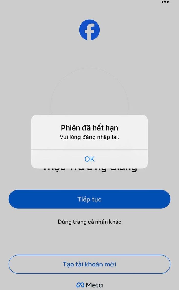Không thể đăng nhập vào Facebook trên di động