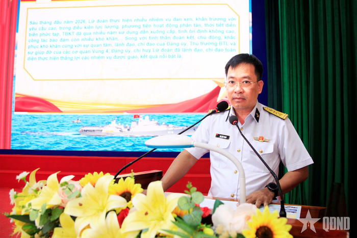  Đại tá Mai Văn Doanh quán triệt Nghị quyết lãnh đạo thực hiện nhiệm vụ 6 tháng cuối năm 2026. 