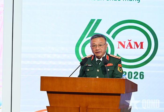 Thượng tướng Lê Quang Minh phát biểu chỉ đạo tại lễ kỷ niệm.