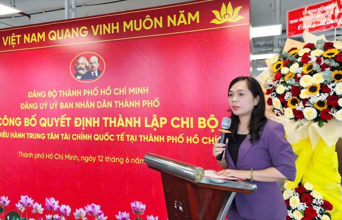 Đồng chí Nguyễn Thanh Xuân phát biểu tại buổi lễ