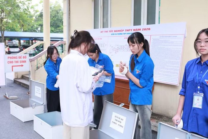 Các thanh niên tình nguyện làm việc rất khẩn trương, chính xác.