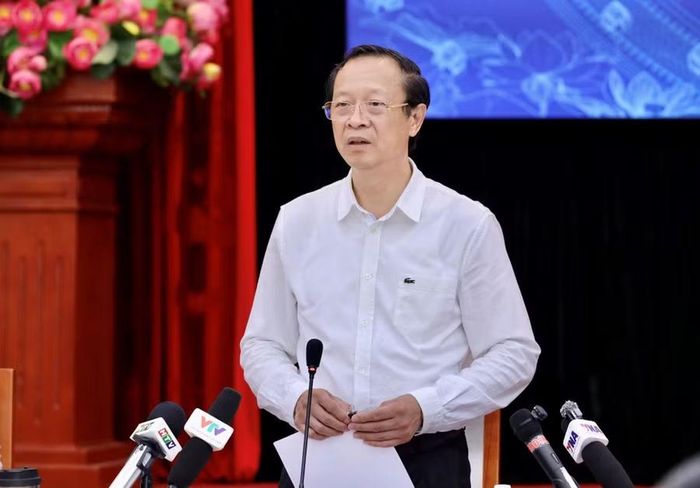 Thứ trưởng Thường trực Phạm Ngọc Thưởng phát biểu.