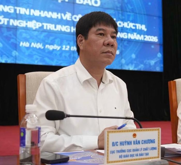 GS Huỳnh Văn Chương, Cục trưởng Cục Quản lý chất lượng (Bộ GD&amp;ĐT)
