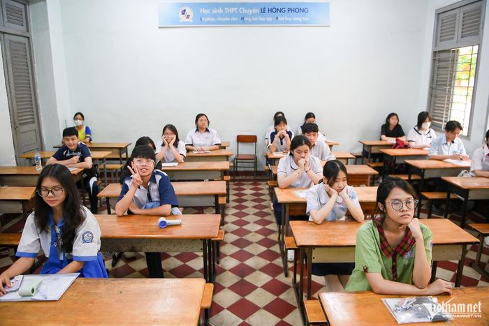 Thí sinh TPHCM dự thi tốt nghiệp THPT năm 2026. Ảnh: Nguyễn Huế
