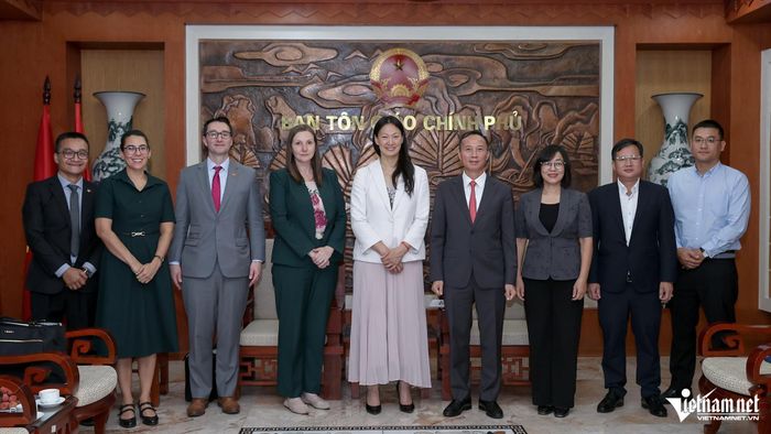 Buổi tiếp xã giao diễn ra tại trụ sở Ban Tôn giáo Chính phủ.