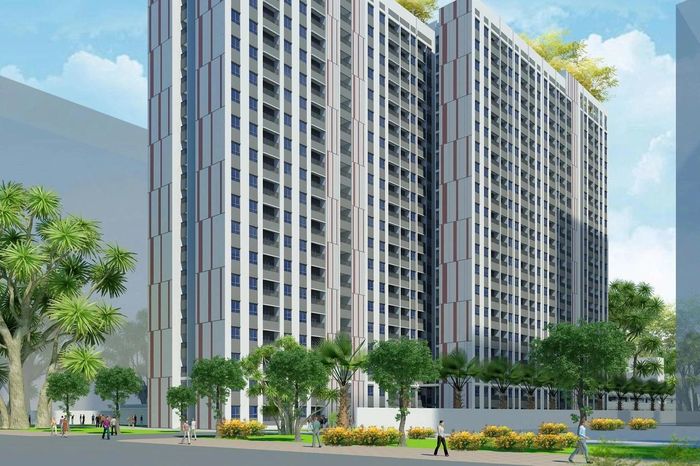 Phối cảnh dự án nhà ở xã hội cho thuê Long Bình. Ảnh: UBND Đồng Nai