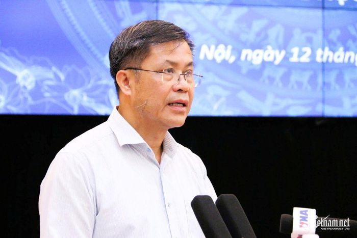 Ông Lê Mỹ Phong, Phó Cục trưởng Cục Quản lý chất lượng (Bộ GD-ĐT) thông tin về kỳ thi tốt nghiệp THPT năm 2026. Ảnh: Thanh Hùng