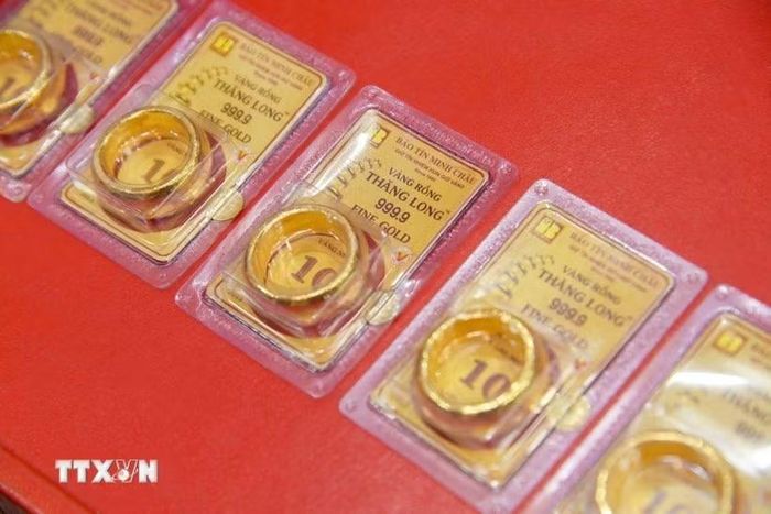 Giá vàng hướng tới tuần giảm mạnh nhất. (Ảnh: TTXVN)