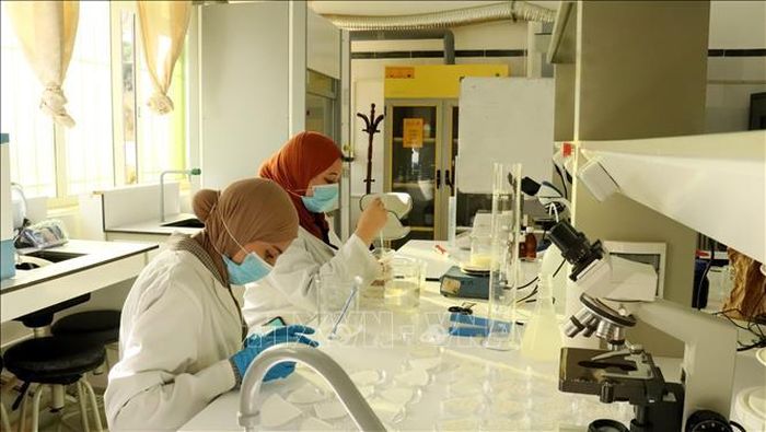 Tham quan Phòng Thí nghiệm vi sinh hiện đại của Trường Đại học Skikda.