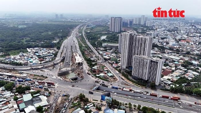Nút giao An Phú kết nối cao tốc TP Hồ Chí Minh - Long Thành - Dầu Giây.