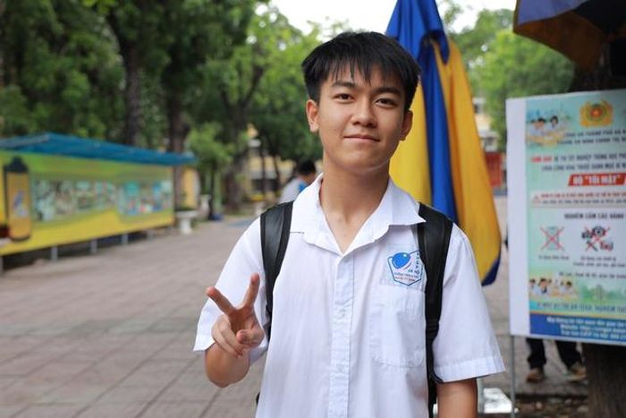 Em Đỗ Nam An - Học sinh Trường THCS và THPT Nguyễn Tất Thành.