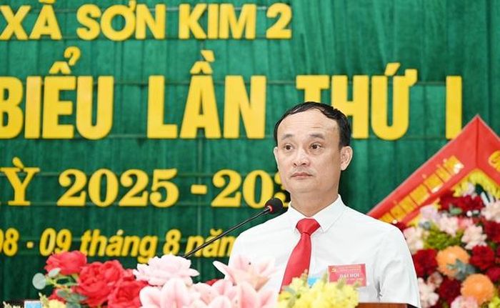 Ông Trần Quang Hòa - Chủ tịch UBND xã Sơn Kim 2, tỉnh Hà Tĩnh.