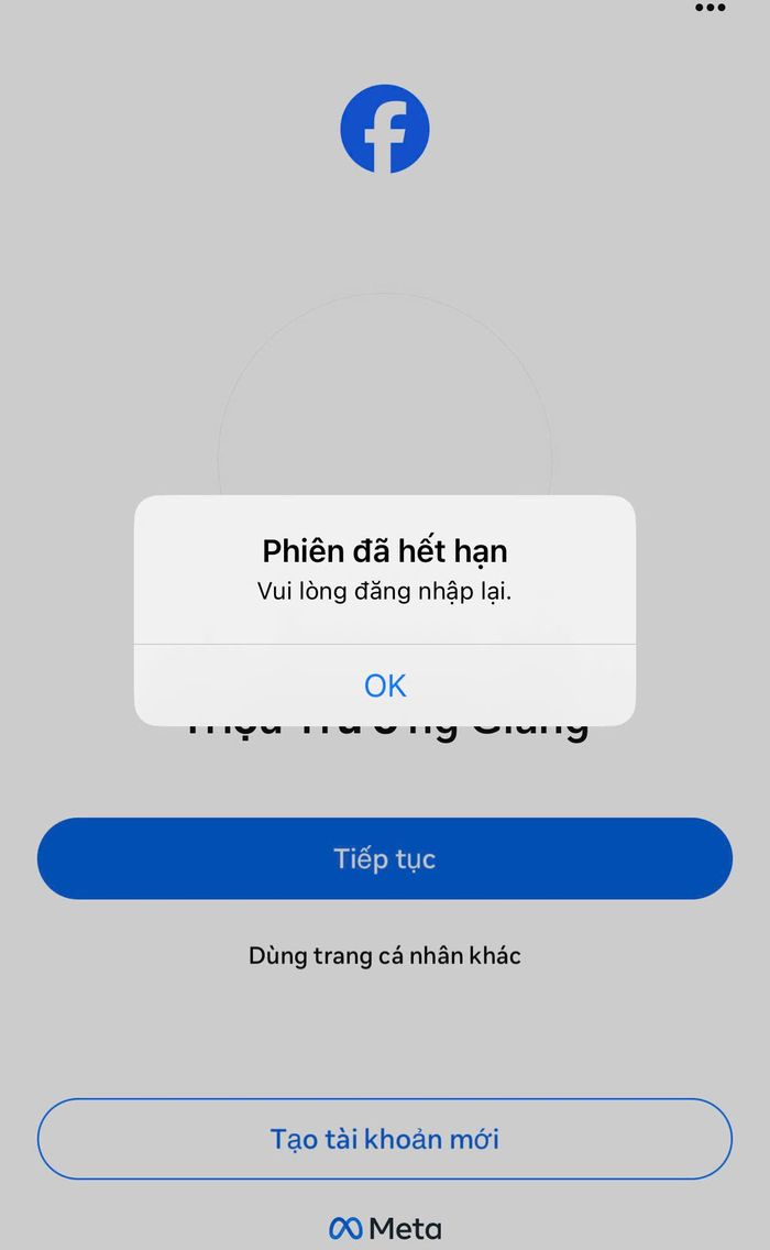 Không thể đăng nhập vào Facebook trên di động