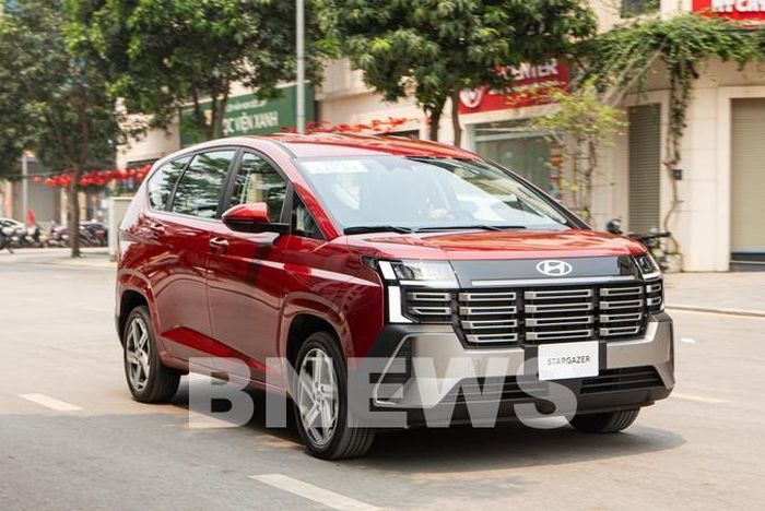 Hyundai Stargazer mới là mẫu xe có hàm lượng công nghệ cao nhất phân khúc, nhưng với giá dễ tiếp cận. Ảnh: Văn Xuyên/BNEWS/TTXVN