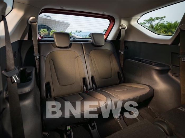 Với trục cơ sở dài 2.780mm, Hyundai Stargazer có không gian nội thất rộng rãi được đánh giá là lớn nhất phân khúc. Ảnh: Văn Xuyên/BNEWS/TTXVN