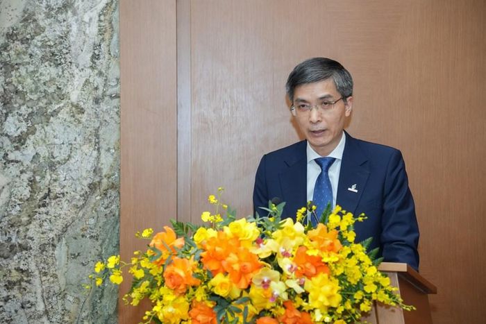 Ông Vũ Đào Minh phát biểu nhận nhiệm vụ mới. Ảnh: Khánh Ly/Bnews/vnanet.vn