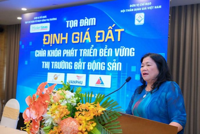 Bà Dương Thị Mỹ Lạng - Phó Chủ tịch Hội Thẩm định giá Việt Nam cho biết, việc xác định hệ số điều chỉnh giá đất đang đặt các đơn vị tư vấn vào tình thế khó khăn. Ảnh: Thu Hằng/Bnews/vnnet.vn