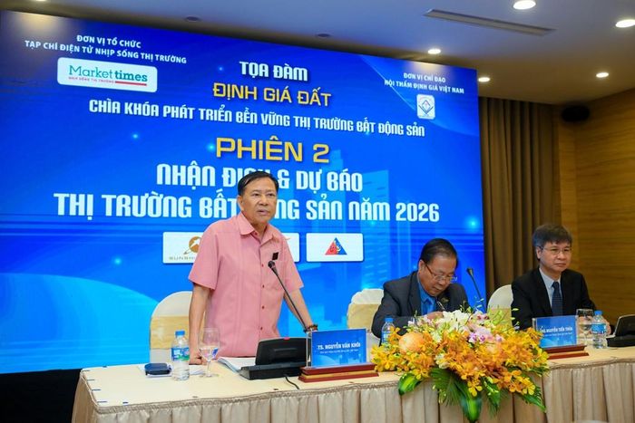 Tọa đàm chuyên đề “Định giá đất – Chìa khóa phát triển bền vững thị trường bất động sản”. Ảnh: Thu Hằng/Bnews/vnanet.vn.