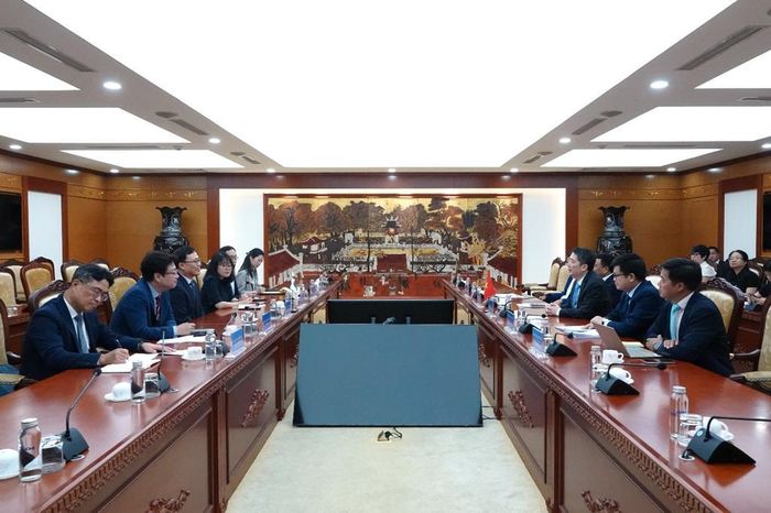 Toàn cảnh buổi làm việc. Ảnh: MOF