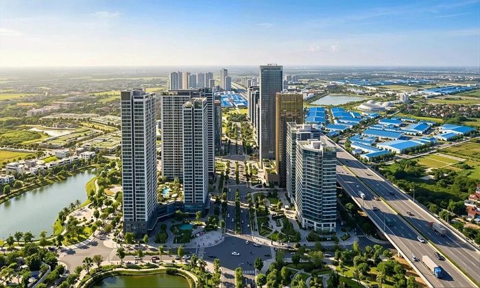 Phối cảnh Khu đô thị đa mục tiêu tại xã Thư Lâm và xã Đông Anh