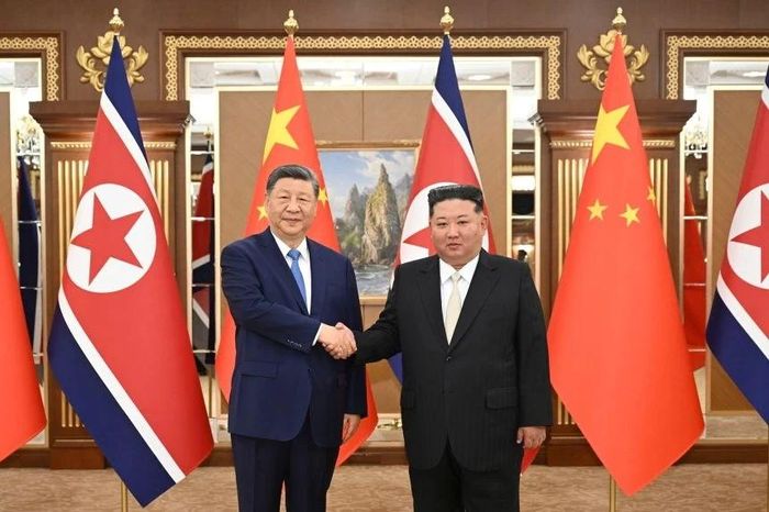 Trung Quốc và Triều Tiên đều nhận thấy nhu cầu phải làm mới quan hệ trong bối cảnh địa chính trị khu vực đang thay đổi nhanh chóng. Ảnh: Tân Hoa Xã.