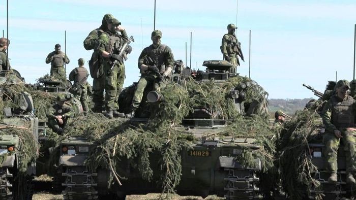 NATO tập trận quân sự để đối phó với mối đe dọa gia tăng dọc theo sườn phía đông. Ảnh: AFP.