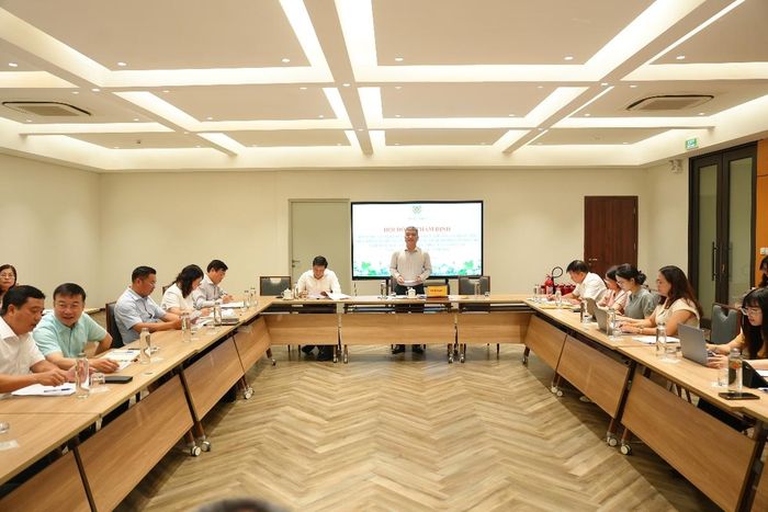 Quang cảnh buổi thẩm định. Ảnh: MOJ.
