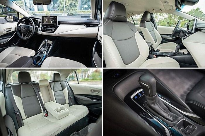 Không gian nội thất bọc da với các trang bị tiện nghi cao cấp.