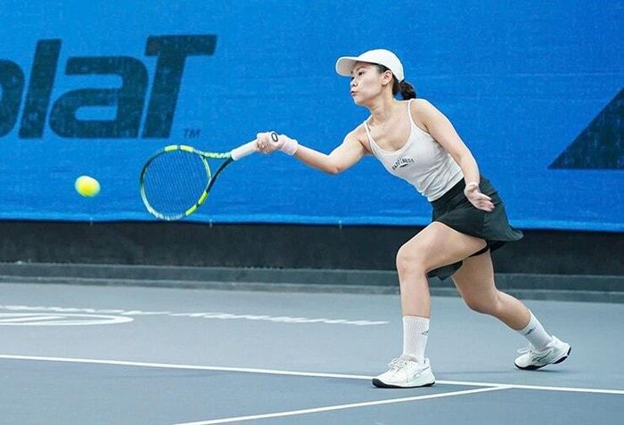 Là một nhân viên văn phòng có niềm say mê với tennis, Đỗ Hà Đông Phương cũng rất hào hứng tại giải đấu đầu tiên.