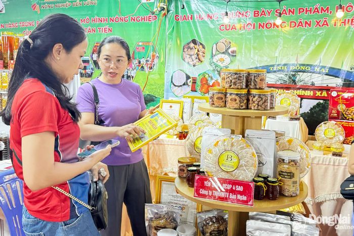Festival trái cây và sản phẩm OCOP thành phố Đồng Nai năm 2026 góp phần quảng bá cho sản phẩm OCOP địa phương. Ảnh: B.Nguyên
