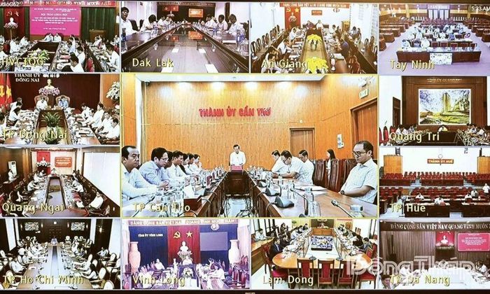 Hội thảo được kết nối trực tuyến đến các tỉnh, thành phố trên cả nước.
