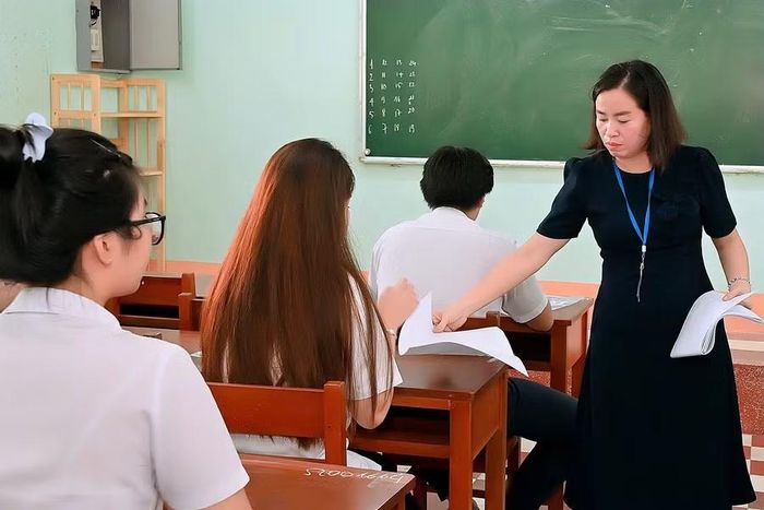 Trong 2 ngày thi, thí sinh đã hoàn thành các môn thi trong điều kiện thuận lợi nhất. Ảnh: Đức Thụy 