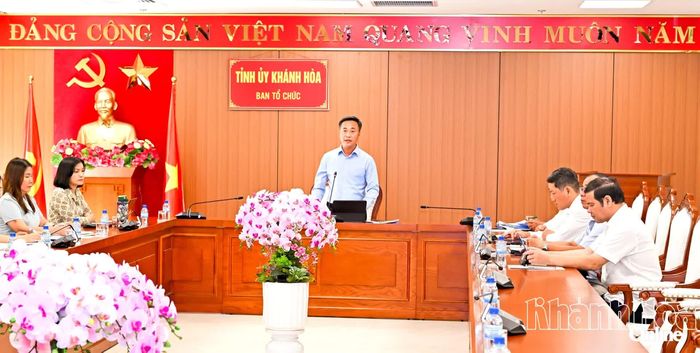 Quang cảnh hội thảo tại điểm cầu Khánh Hòa.