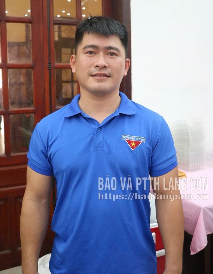 Anh Nguyễn Minh Tuấn, Bí thư Chi đoàn thôn 4, Tổ trưởng Tổ an ninh trật tự thôn 4, xã Đình Lập