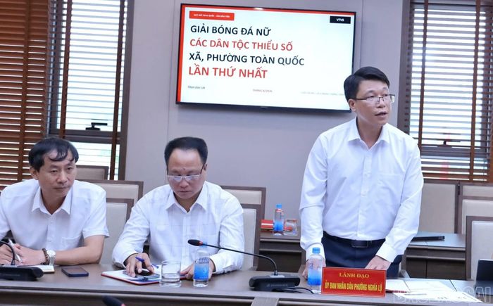 Lãnh đạo UBND phường Nghĩa Lộ cho biết sẽ phối hợp với đoàn công tác khảo sát các điều kiện tổ chức giải tại địa phương.