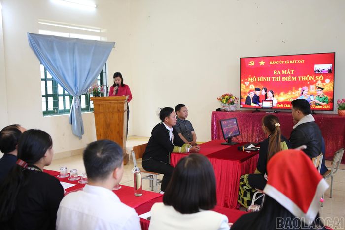 Xã Bát Xát tiên phong thí điểm mô hình "Thôn số" tại các thôn vùng cao, biên giới.