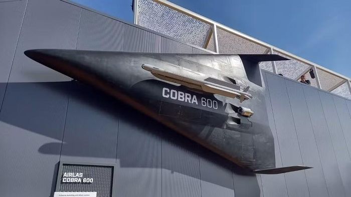 Máy bay không người lái Cobra 600 trang bị tên lửa IRIS-T.
