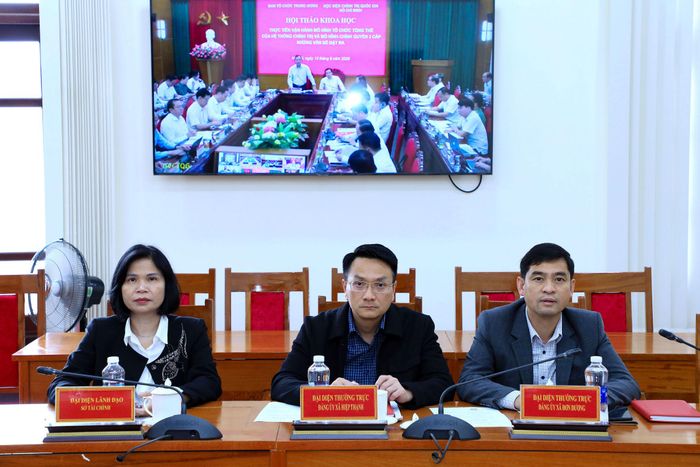 Hội thảo kỳ vọng sẽ đề xuất các giải pháp khả thi nhằm tiếp tục hoàn thiện mô hình tổ chức của hệ thống chính trị