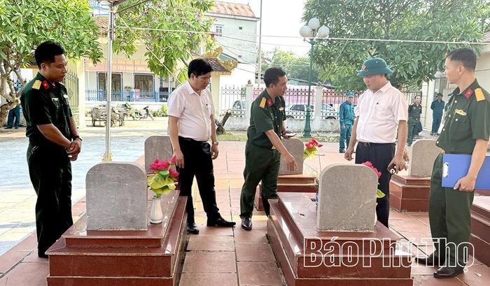 Xã Hoàng An chuẩn bị chu đáo các phương án, sẵn sàng cho việc lấy mẫu ADN các phần mộ liệt sĩ chưa có thông tin.
