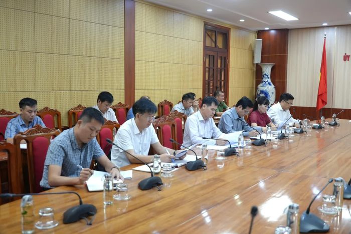 Các đại biểu tham dự buổi làm việc - Ảnh: T.Đ