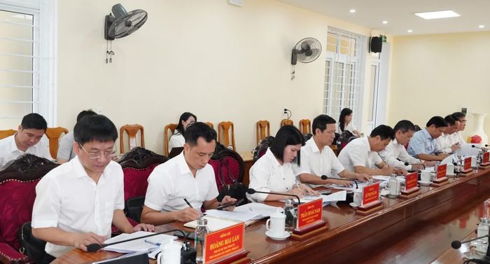 Đại biểu tham dự buổi làm việc - Ảnh: Q.V