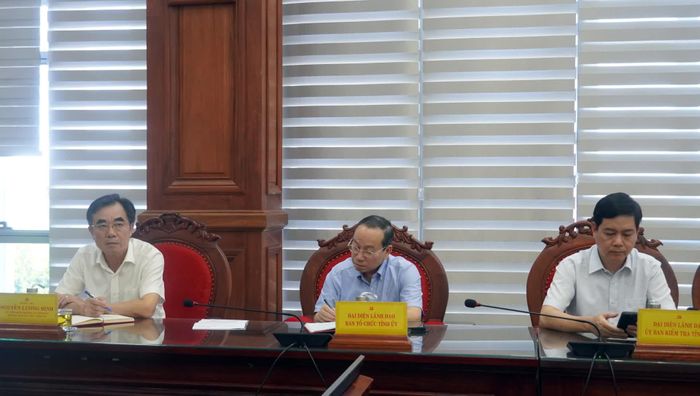 Đại biểu tham dự hội thảo tại điểm cầu tỉnh Quảng Trị - Ảnh: N.M