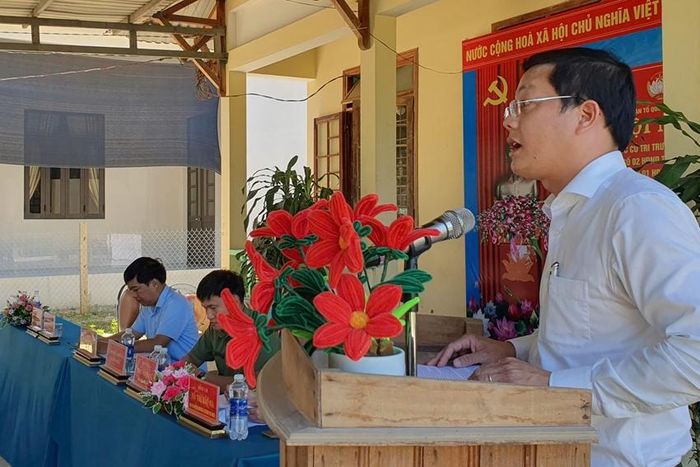  Phó Chủ tịch UBMTTQ Việt Nam thành phố Nguyễn Thanh Hoài phát biểu tại hội nghị