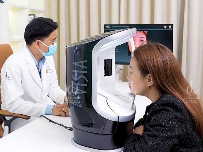 Công nghệ phân tích da VISIA hiện đang được triển khai đồng bộ trên toàn hệ thống LG Clinic
