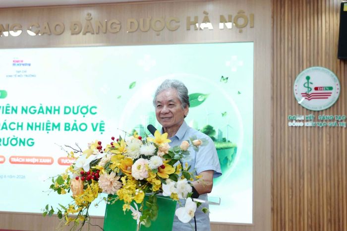  PGS.TS Trương Mạnh Tiến – Chủ tịch Hội Kinh tế môi trường Việt Nam. 