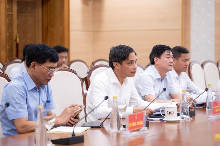 Các đại biểu tham dự cuộc làm việc