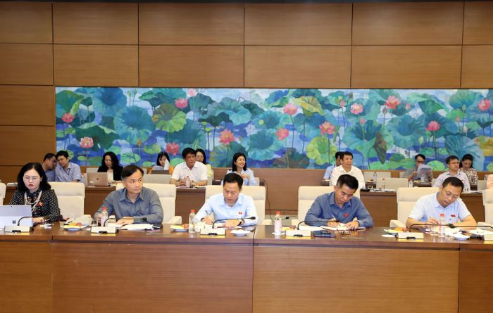Các đại biểu tham dự cuộc làm việc